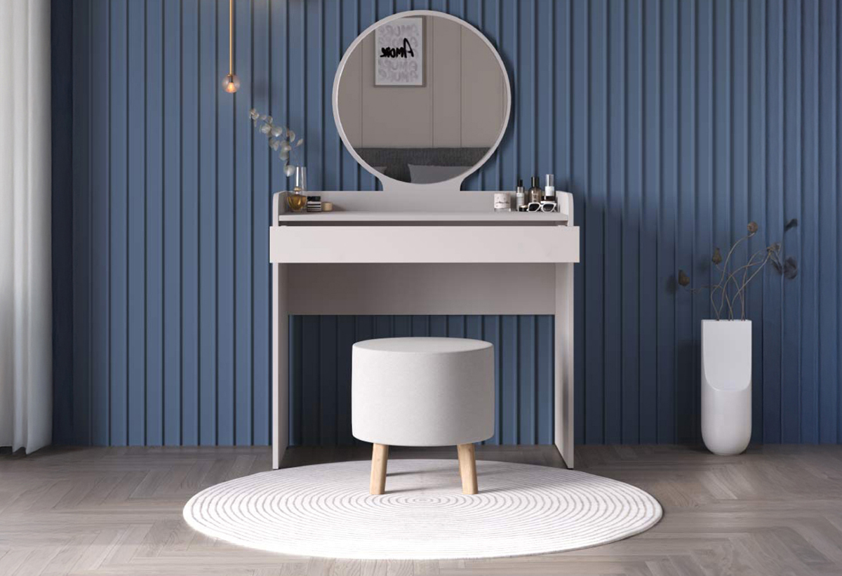 Απεικονίζεται η τουαλέτα σε δωμάτιο.